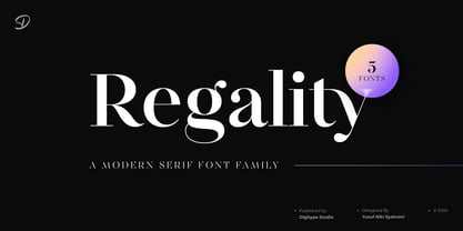 Regality Font Poster 1