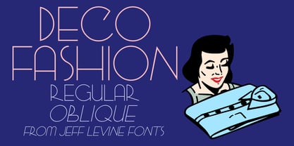 Deco Fashion JNL Font Poster 1