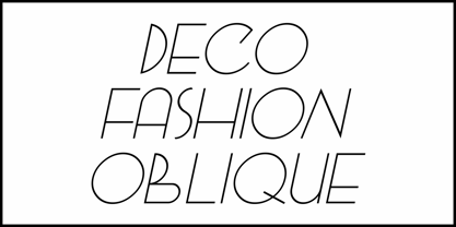 Deco Fashion JNL Font Poster 4