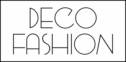 Deco Fashion JNL Font Poster 2