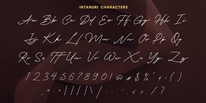 Intanuri Font Poster 3