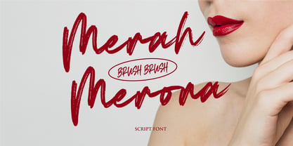 Merah Merona Font Poster 1