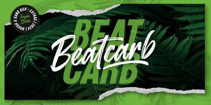 Beatcarb Font Poster 1