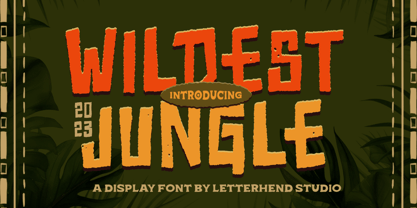 Wildest Jungles Font Poster 1