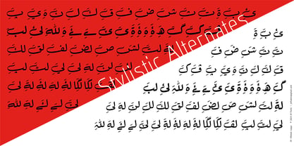 JH Hikmat Font Poster 8