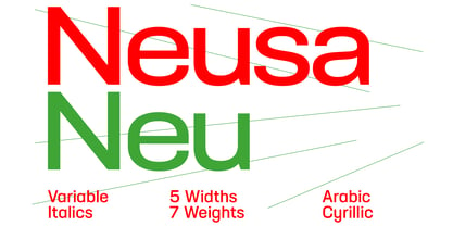 Neusa Neu Font Poster 1