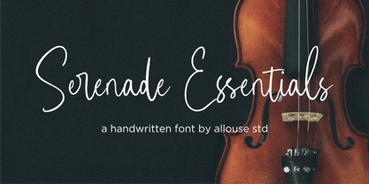 Serenade Essentials Font Poster 1