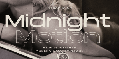 Midnight Motion Police Affiche 1