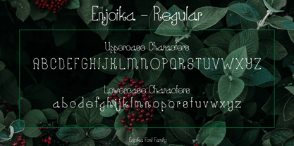 Enjoika Font Poster 2