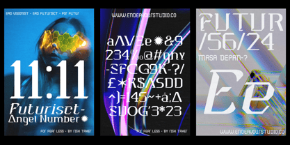 EAD Futurisct Font Poster 8