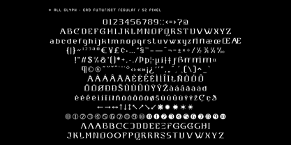 EAD Futurisct Font Poster 3