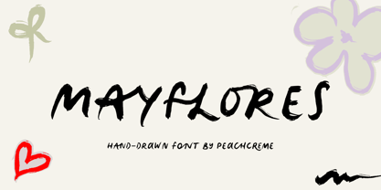 Mayflores Font Poster 1
