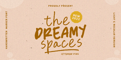 Dreamy Spaces Font Poster 1