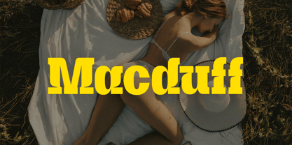 Macduff Typeface Font Poster 1