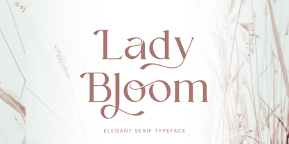 Lady Bloom Font Poster 1