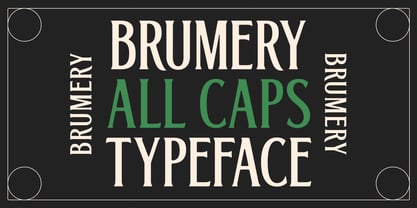 Brumery Font Poster 3