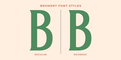 Brumery Font Poster 2