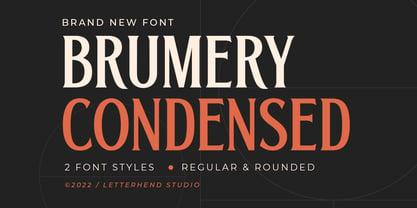 Brumery Font Poster 1
