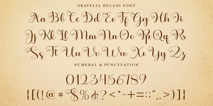 Gravelia Helani Font Poster 8