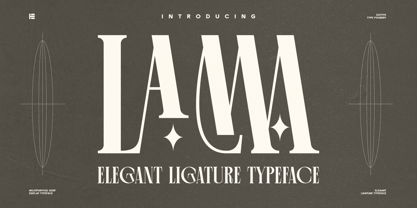 Lama Font Poster 1