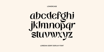 Loresha Serif Display Font Poster 6