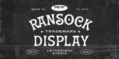 Ransock Font Poster 1