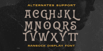 Ransock Font Poster 7