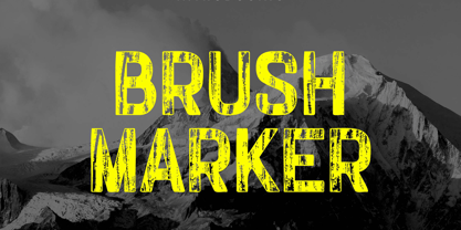 Brush Maker Font Poster 1