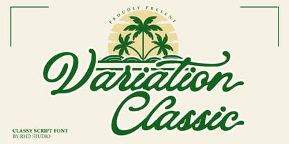 Variation Classic Font Poster 1