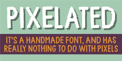 Pixel Promise Font Poster 2