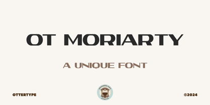 OT Moriarty Font Poster 1