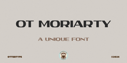 OT Moriarty Font Poster 10