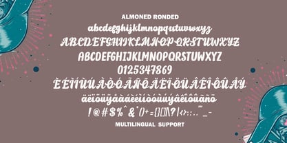 Almonet Ronded Font Poster 10