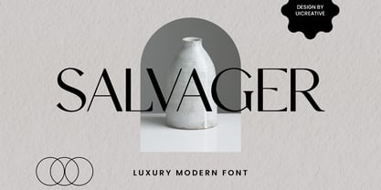 Salvager Font Poster 1