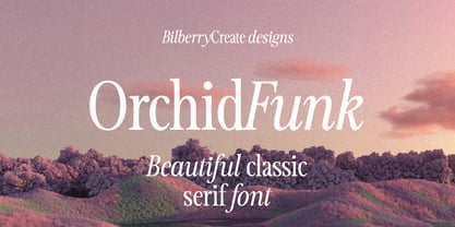 Orchid Funk Font Poster 1