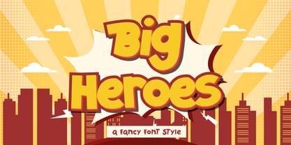 Big Heroes Font Poster 1