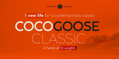 Cocogoose Classic Font Poster 1