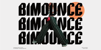 Bimounce Font Poster 1