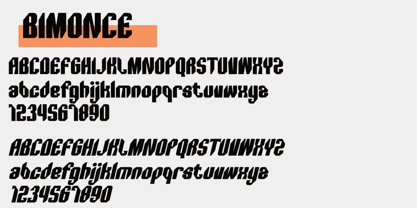 Bimounce Font Poster 9