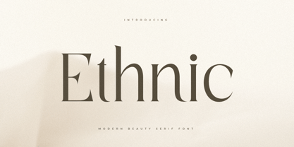Ethnic Font Poster 1