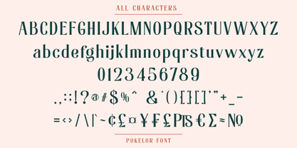 Pokelor Font Poster 8