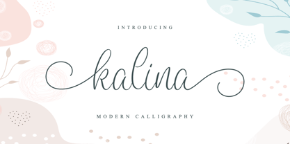 Kalina Font Poster 1