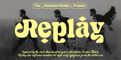 Replay Font Poster 1