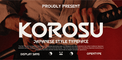 Korosu Font Poster 1