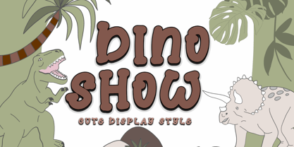 Dino Show Font Poster 1