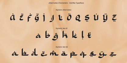 Kahfee Font Poster 10