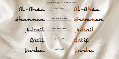 Kahfee Font Poster 8