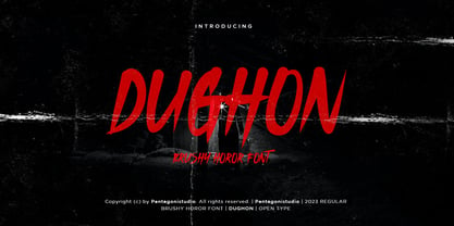 Dughon PS Font Poster 1