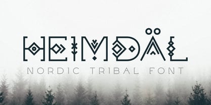 Heimdal Font Poster 1