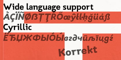 Korrekt Font Poster 3